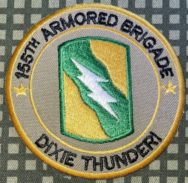 US Army 155th Armored Brigade Dixie Thunder Patch 3 Decal Patch Co