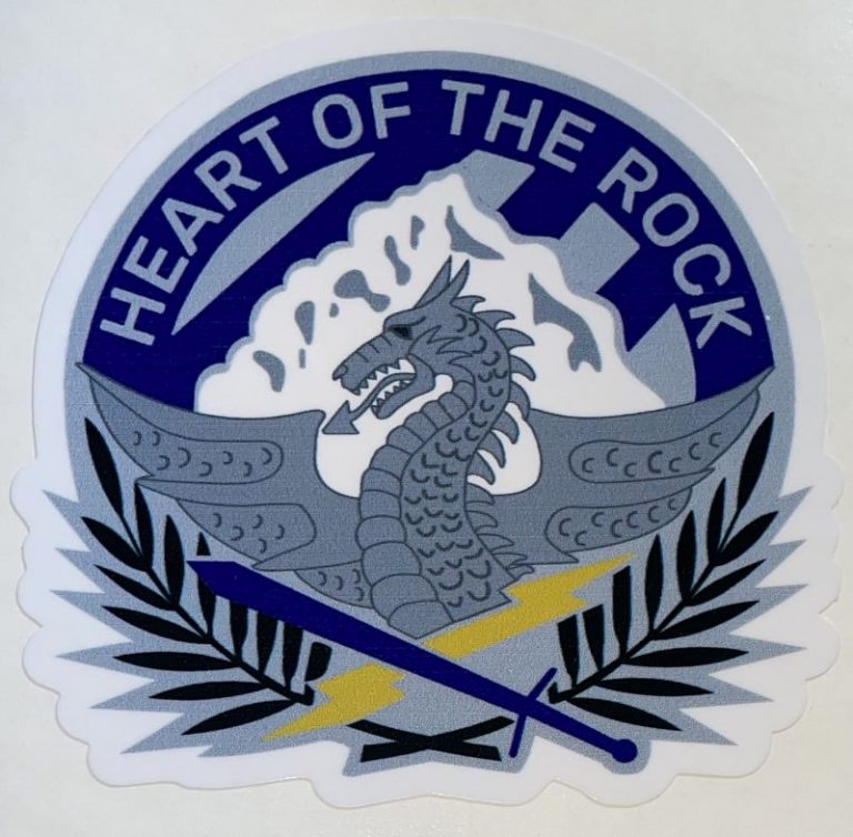 Us Army Rd Sustainment Brigade Heart Of The Rock Sticker Decal