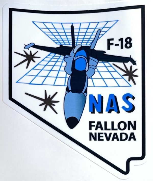 US Navy Naval Air Station NAS Fallon Nevada F 18 Sticker Decal Patch Co