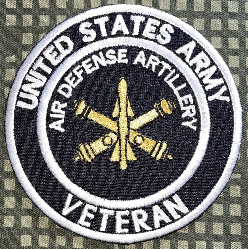 Us Army Air Defense Artillery Veteran Patch Decal Patch Co