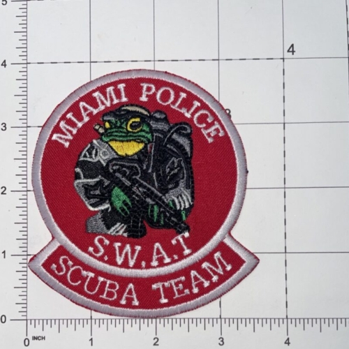 Miami Police SWAT Scuba Team Patch