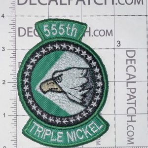 USAF 555th Triple Nickel Patch - Decal Patch - Co