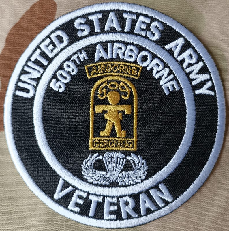 US Army 509th Airborne Infantry Regiment Veteran Patch - Decal Patch - Co