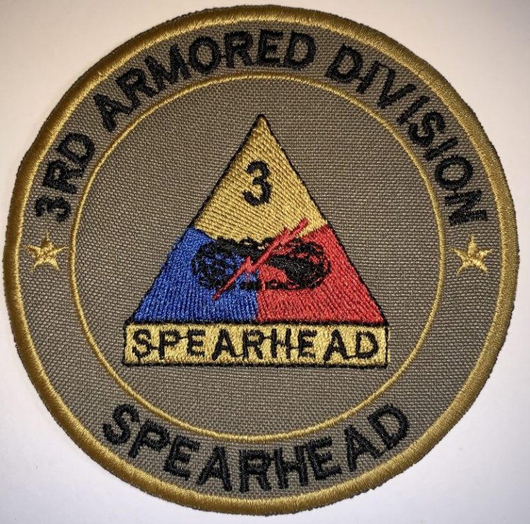 US Army OCP 3rd Armored Division Spearhead Patch - Decal Patch - Co