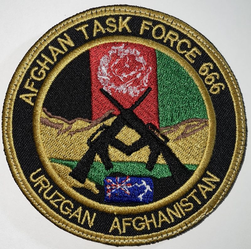 Australia Army Afghan Task Force 666 Uruzgan Patch - Decal Patch - Co