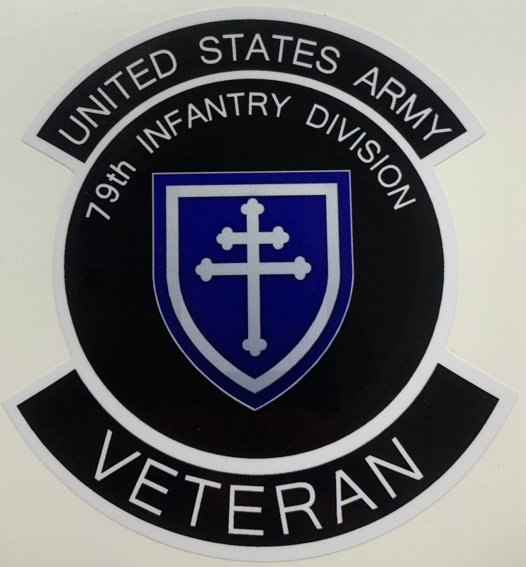 79th Infantry Division Veteran - Decal Patch - Co