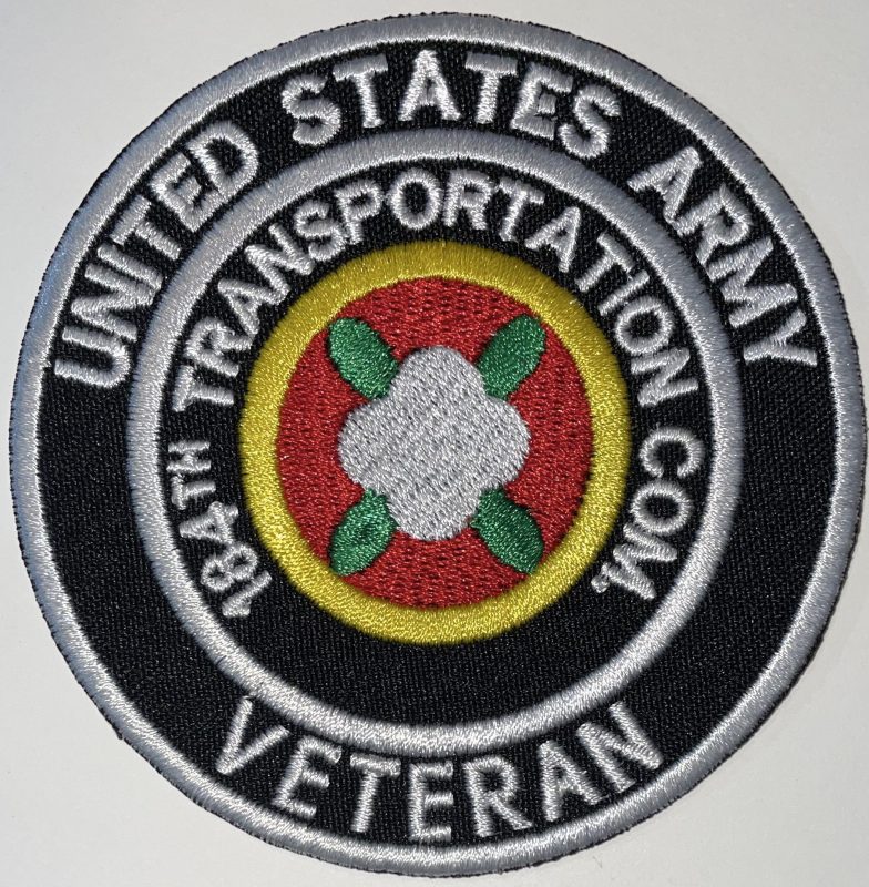 US Army 184th Transportation Command Veteran Patch - Decal Patch - Co