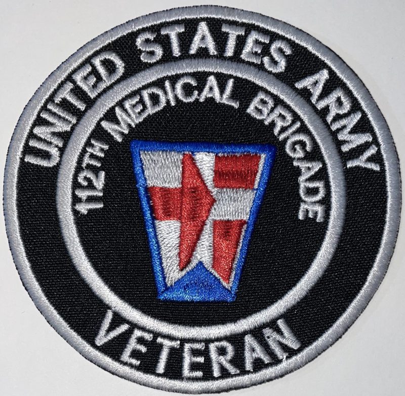 US Army 112th Medical Brigade Veteran Patch - Decal Patch - Co