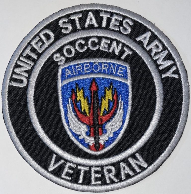 US Army SOCCENT Special Operations Command Central Airborne Veteran ...