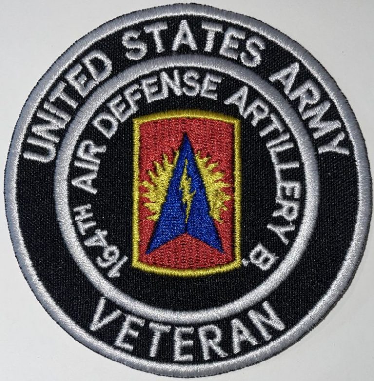 US Army 164th Air Defense Artillery Brigade Veteran Patch - Decal Patch ...