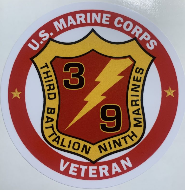 USMC Rd Battalion Th Marines Striking Veteran Sticker D Decal Patch Co