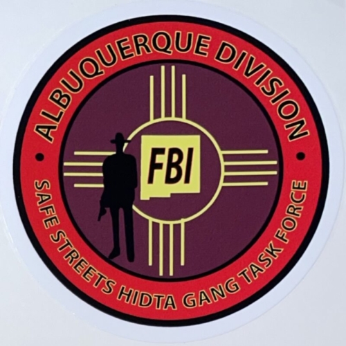 FBI Albuquerque Division Gang Task Force Sticker