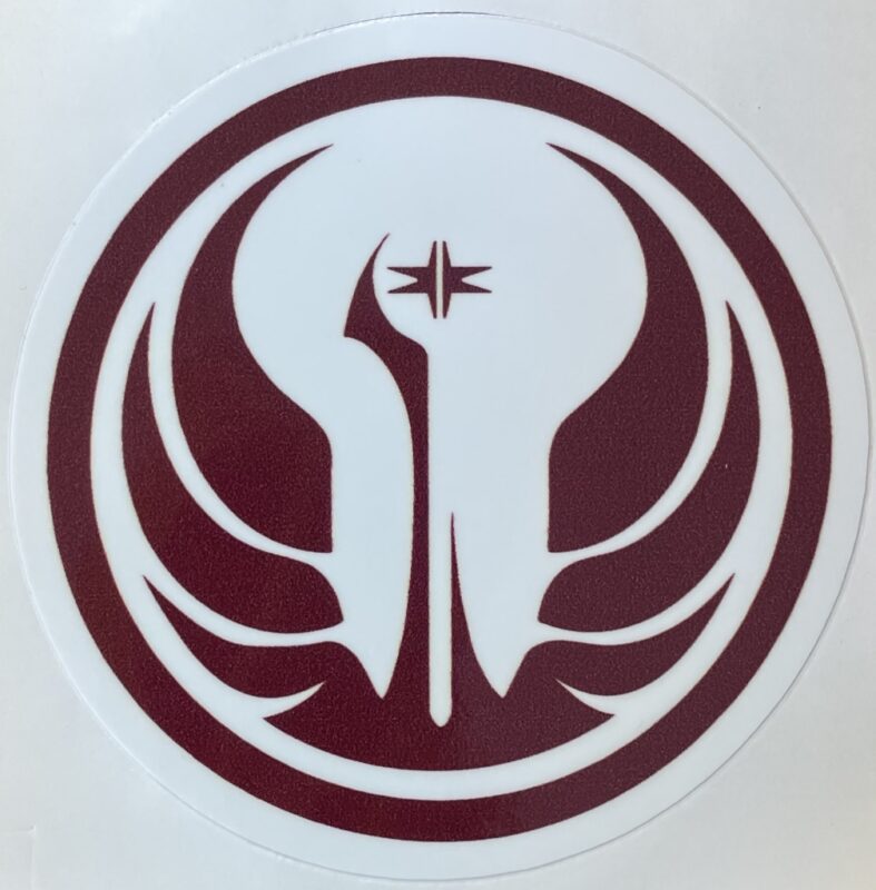 Star Wars Old Republic Emblem Sticker - Decal Patch - Co