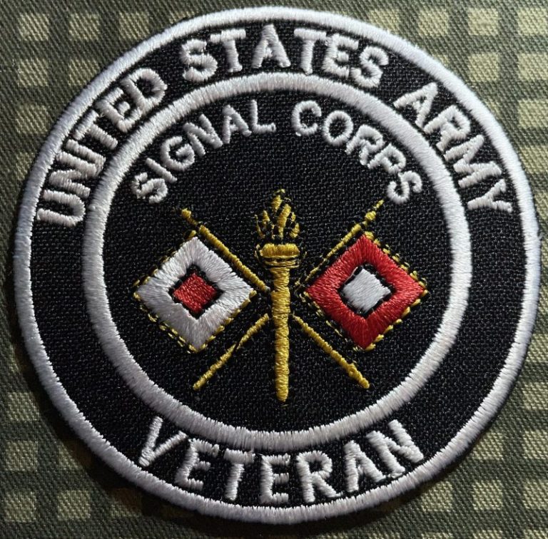 US Army Signal Corps Veteran Patch 3