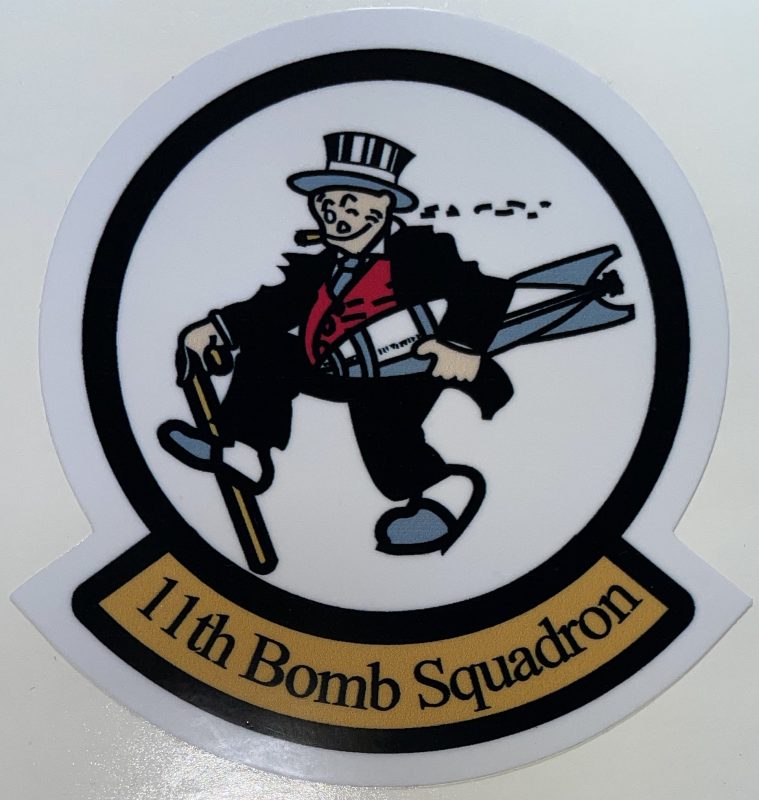 USAF 11th Bomb Squadron Sticker - Decal Patch - Co