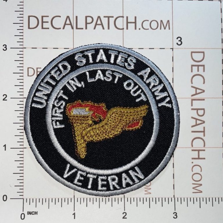 US Army Pathfinder First In, Last Out Veteran Patch 3