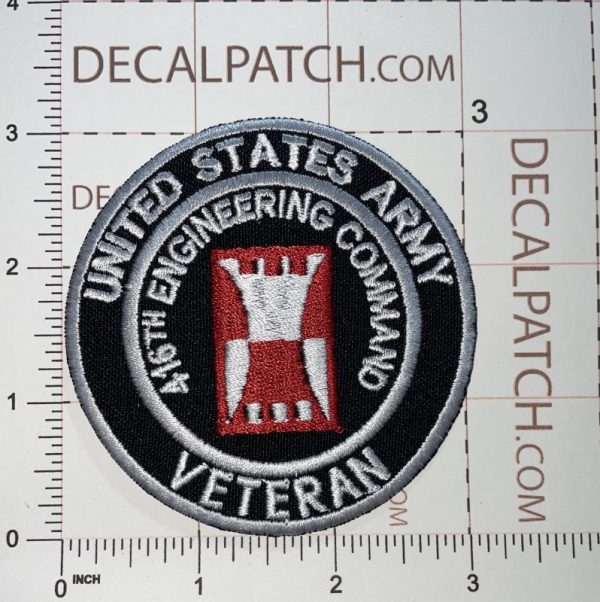 Us Army 416th Engineer Command Veteran Patch 3 Decal Patch Co