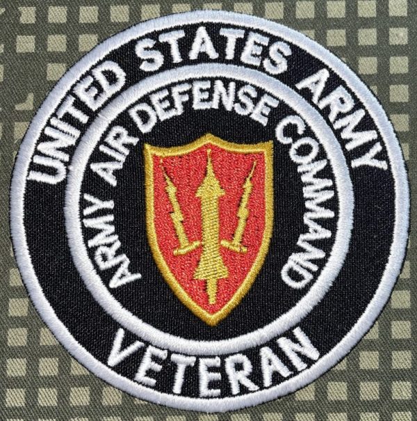 Us Army Army Air Defense Command Veteran Patch - Decal Patch - Co