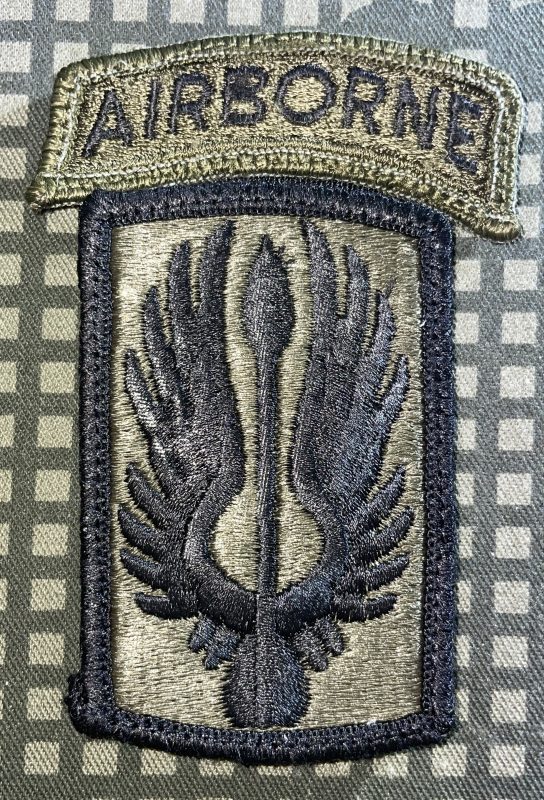 US Army OD 18th Aviation Brigade Airborne Patch With Velcro - Decal ...