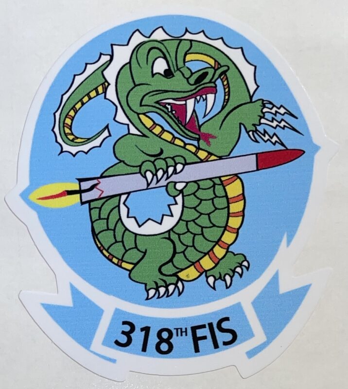 USAF 318th FIS Fighter Interceptor Squadron Sticker - Decal Patch - Co