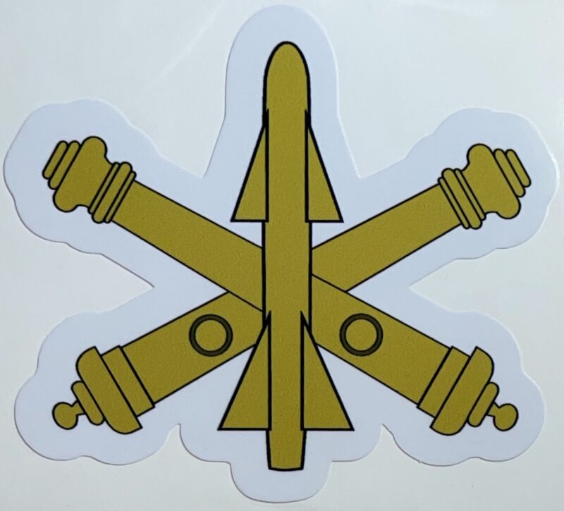 US Army Air Defense Artillery Branch Sticker - Decal Patch - Co