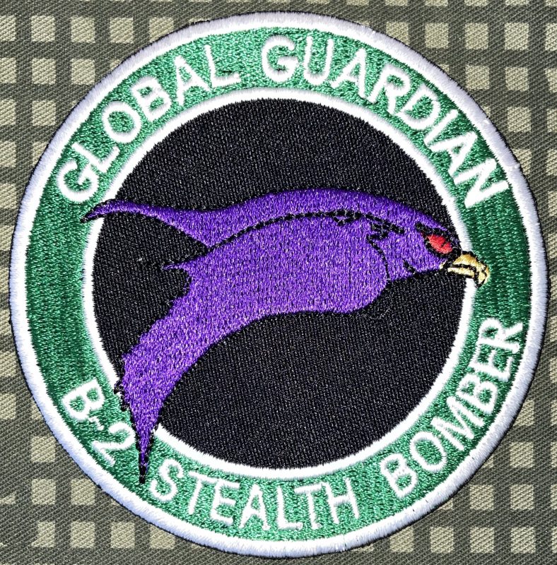 USAF Global Guardian B-2 Stealth Bomber Patch - Decal Patch - Co