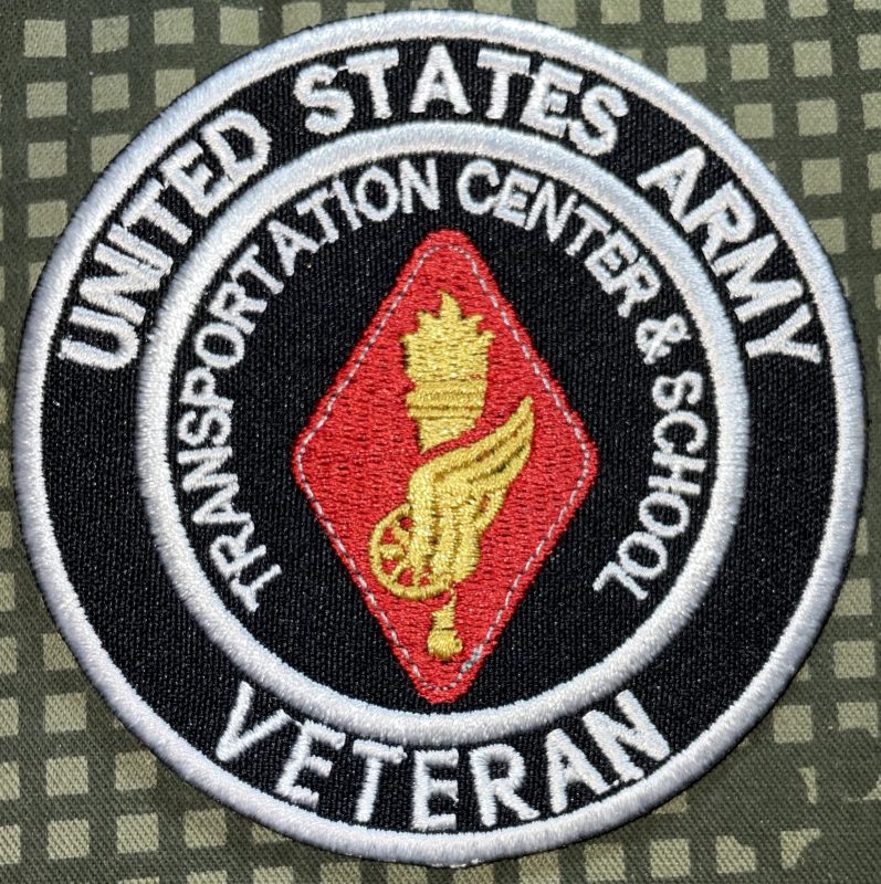 US Army Transportation Center & School Veteran Patch - Decal Patch - Co