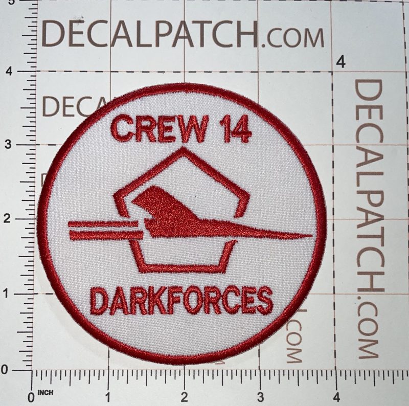 USN Crew 14 Darkforces Patch - Decal Patch - Co