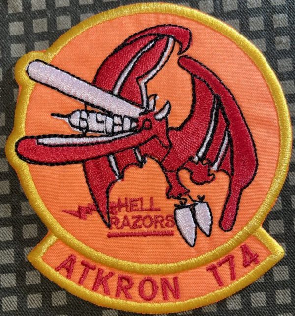 USN ATKRON 174 Fighter Squadron VA-174 Hellrazors Patch - Decal Patch - Co