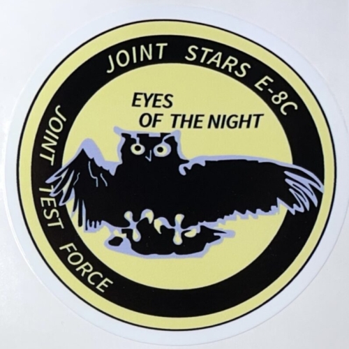 USAF Joint STARS E-8C “Eyes of the Night” Joint Test Sticker