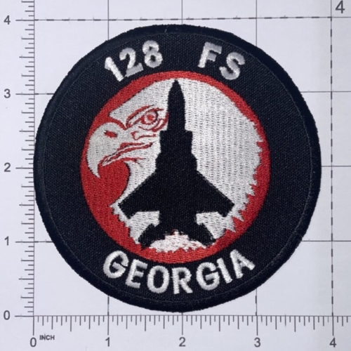 USAF 128th Fighter Squadron F-15C Georgia Patch