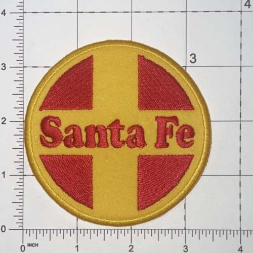 Santa Fe Railroad Patch Yellow